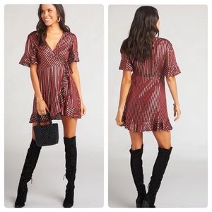 Show Me Your Mumu Leslie Mini Wrap Dress